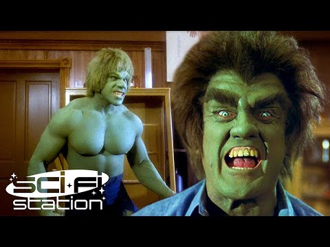 Hulk يحارب Bad Hulk محطة Hulk Sci Fi المذهلة 