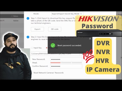 امسح كلمة المرور على أجهزة Hikvision وقم بتعيين كلمة مرور Hikvision جديدة 