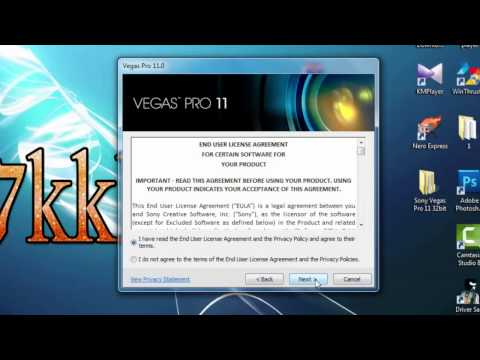 شرح تحميل سوني فيغاس 11 32بت مع الكراك والتعريب Download Sony Vegas Pro 11 32bit 