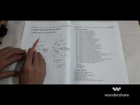 Description Wiring Harness Daweoo Cielo شرح طريقة قراءة مخططات ضفيرة سايرة دايو سيلو 