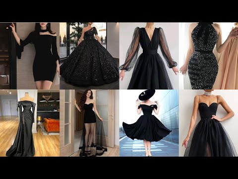 فساتين سهره2021 باللون الاسود فساتين سواريه2021 Black Evening Dresses 