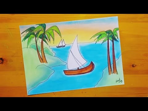 رسم منظر طبيعي لنهر النيل رسم منظر طبيعي لنهر النيل رسم منظر طبيعي 