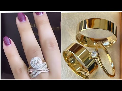 احدث أشكال دبل الخطوبه وتوينزات موديلات 2022 ذهب عيار 21 18 The Latest Forms Of Engagement Ring 