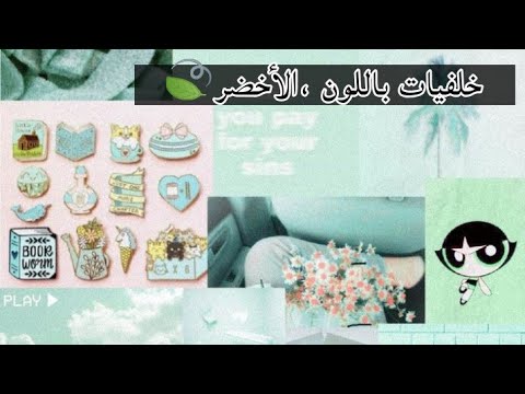 خلفيات وألوان الحلقة الرابعة خلفيات خضراء 