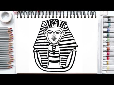 How To Draw Great Sphinx كيفية رسم ابو الهول 