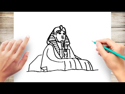 How To Draw The Great Sphinx Step By Step 