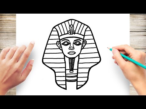 How To Draw An Egyptian King Pharaoh 