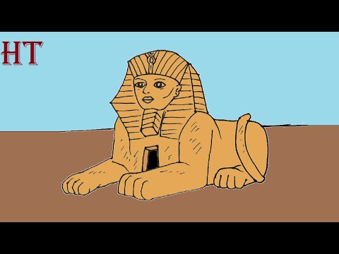 How To Draw A Sphinx Easy For Beginners 