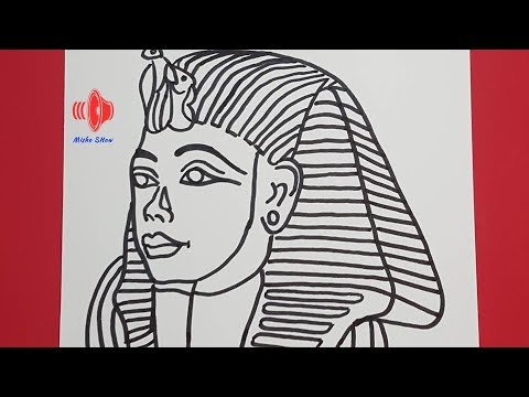 How To Draw The Ancient Egyptians تعليم الرسم للاطفال 