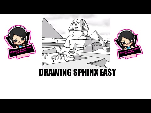 Drawing Sphinx Step By Step 