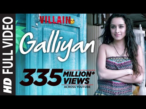 Full Video Galliyan Song Ek Villain Ankit Tiwari Sidharth Malhotra Shraddha Kapoor 