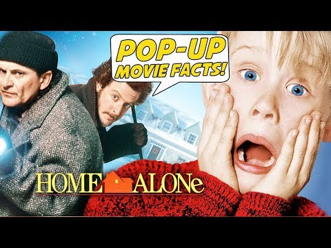 حقائق فيلم HOME ALONE Pop Up 1990 ماكولي كولكين جون هيوز كوميديا ​​عيد الميلاد 