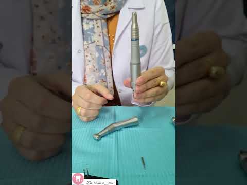 أنواع الكونترا Handpiece حفارة طبيب الأسنان طريقة القبضة الصحيحة لها مهم لطلاب المراحل الأولى 