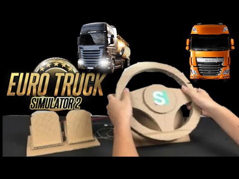 كيفية صنع عجلة قيادة لألعاب قيادة الشاحنات Euro Truck Simulator 2 