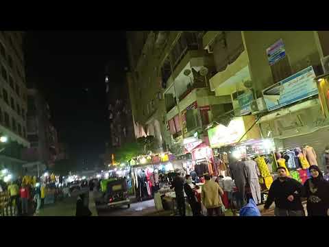 شاهد فوضى وهيمنة المحلات على شارع أحمد عرابى عين شمس 
