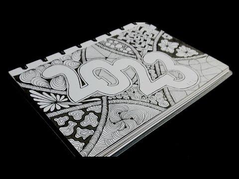 Eps 41 Welcome 2023 In Zentangle Art Drawing Art Mandala Art Doodle Art 