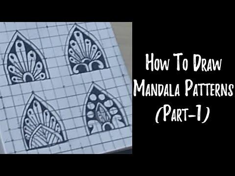 How To Draw Mandala Patterns Part 1 Doodle By Vineeta 