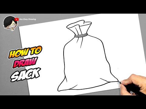 How To Draw A Sack 