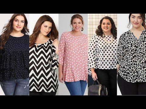 بلوزات صيف 2022 للأجسام الممتلئة Summer 2022 Curvy Blouses Chemisier Été 2022 Chemisiers Curvy 