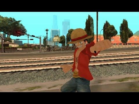 تحميل مود Luffy للعبة GTA San Andreas للكمبيوتر من ميديا ​​فاير 