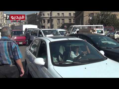 ازدحام مرورى يسيطر على شوارع القاهرة 