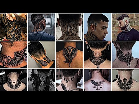 Neck Tattoos For Men Part 1 وشم الرقبة للرجال تاتو گردن مردان Subscribe For Mor Tattoo 