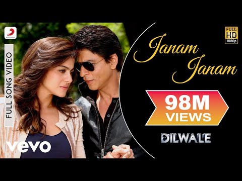 Janam Janam Full Video Dilwale Shah Rukh Khan Kajol Arijit Singh Antara Mitra Pritam 