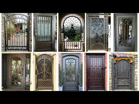 تصاميم رائعة لأبواب حديدية I Portes En Fer Forgé I More 100 Beautiful Iron Doors Designs 
