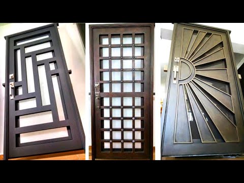 أجمل أنواع أبواب الحديد خارجي 4 The Most Beautiful Types Of External Iron Doors 