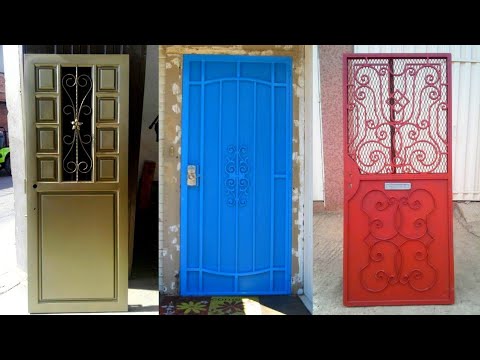 أجمل أنواع أبواب الحديد خارجي 6 The Most Beautiful Types Of External Iron Doors 