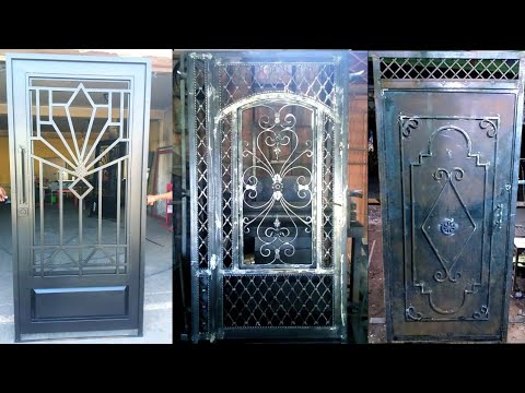 أجمل أنواع أبواب الحديد خارجي 9 The Most Beautiful Types Of External Iron Doors 
