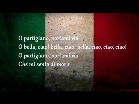 Bella Ciao İtalian Lyrics 