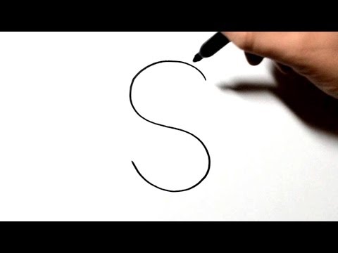 How To Draw A Snake After Writing Letter S LetterToons 