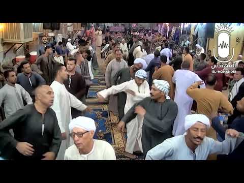 شاهد بكاء الذاكرين ونبره حزينه مع الشيخ احمد بعزق حبيبي سيدنا النبي انتاج ابن الشيخ 