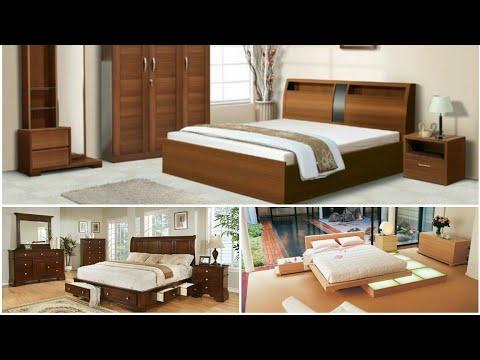 غرف نوم أحدث موديلاتModern Bedroom Design 2022 Wooden Bed Design 