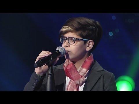 علي الهادي هذا انا بس المسرح الصوتي MBCTheVoiceKids 