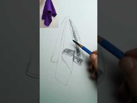 طريقة رسم القماش 