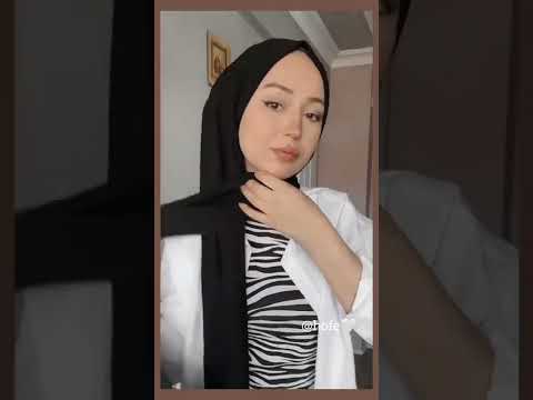 تنسيق للمحجبات ابيض واسود Hofe 