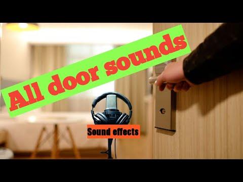 اصوات الباب للمونتاج موثرات صوتيه Sound Effects 