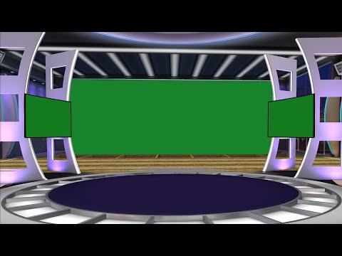 Virtual Studio Background Video No Copyright Greenscreen Studio News Room News Studio Free 