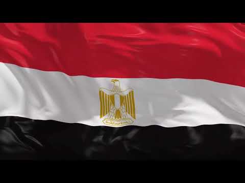 العلم المصري متحرك . كل ما يهم هنا هو المونتاج 