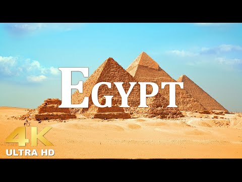 Egypt 4K VIDEO مشهد جميل حزين بيانو موسيقى مريحة فيلم استرخاء ذو ​​مناظر طبيعية خلابة 