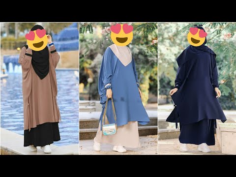 أجمل موديلات اللباس الشرعي الإسلامي 2021 ملابس محجبات عبايات إسلامية 