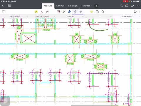 قراءة المخططات الانشائية للاسقف STR Slab Plan Reading 