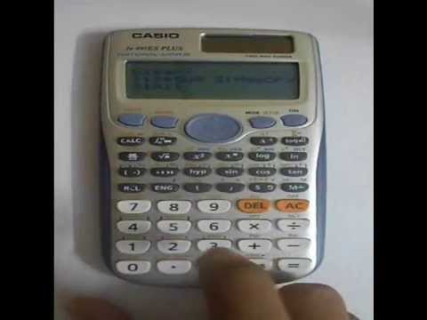 Casio FX 991ES Plus Resetting Calculator 
