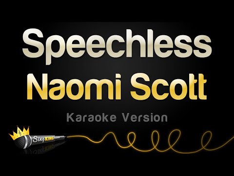 Naomi Scott Speechless Karaoke Version 