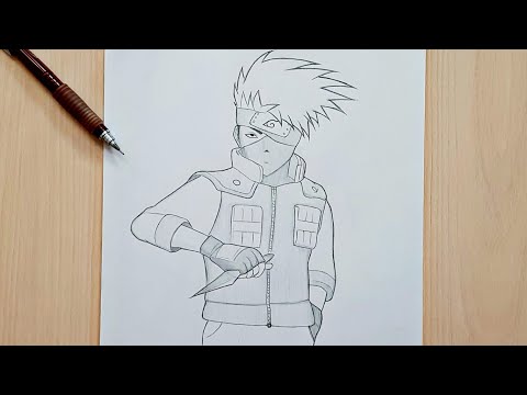 How To Draw Kakashi Kakashi Full Body Step By Step Tutorial 