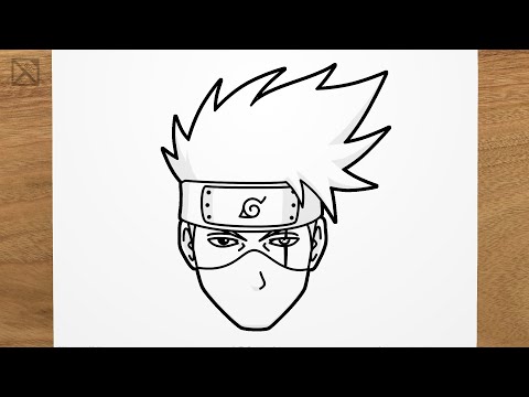 How To Draw KAKASHI Naruto Step By Step EASY 