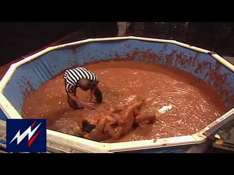 WWF Tori Vs Miss Kitty Pudding Pool Match RAW 1999 New 