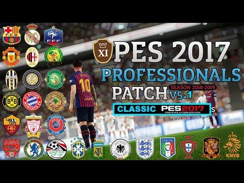 تحميل لعبة PES PROFESSIONALS PATCH 5 1 EUROPA PES 2017 